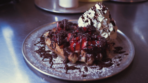 Zinneken's Waffles Strawberry and Chocolate